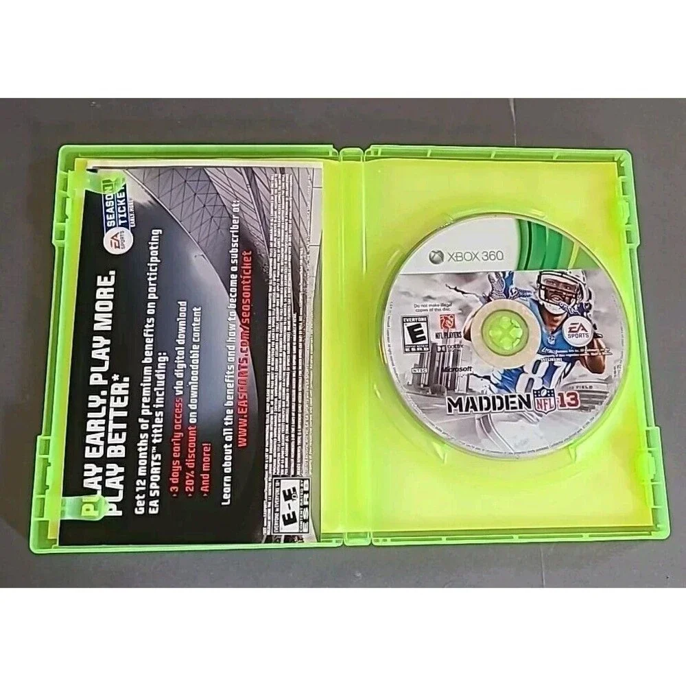 Xbox 360 Madden NFL 13 Electronic Arts Football - Microsoft No Manual Tested